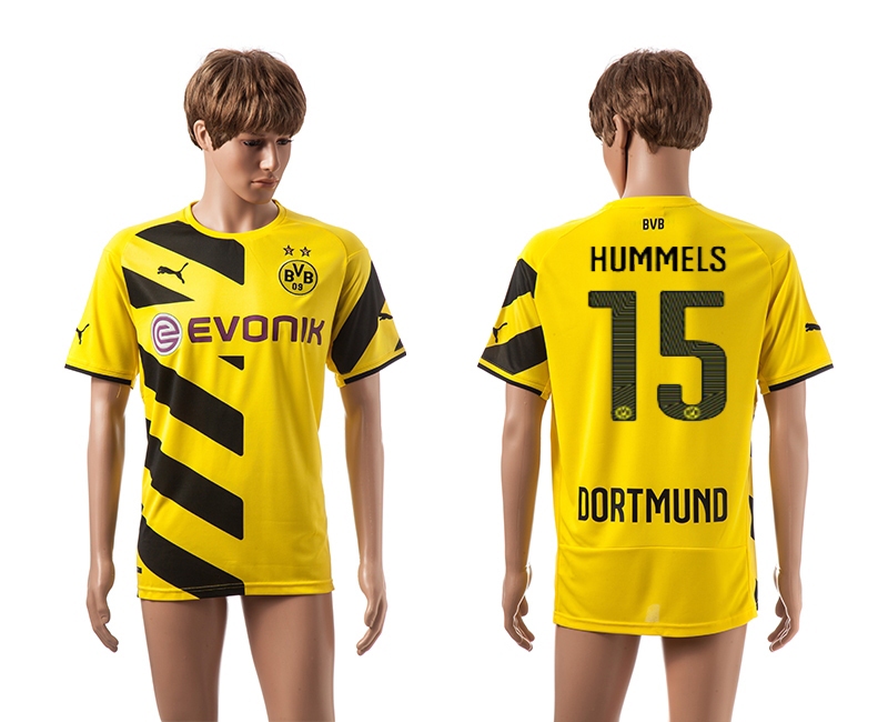 2014-15 Dortmund 15 Hummels Home Thailand Jerseys