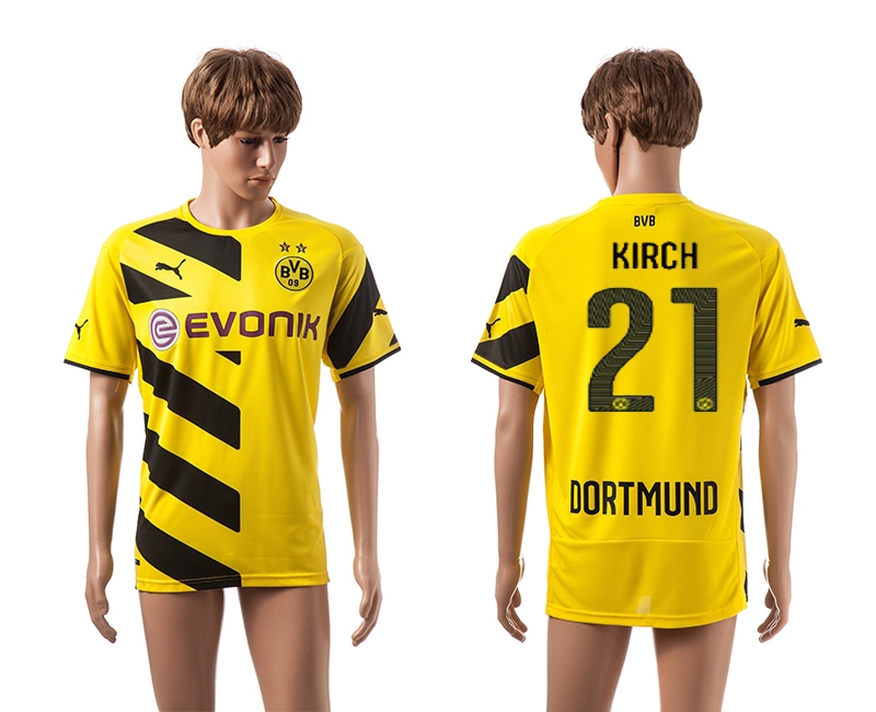 2014-15 Dortmund 21 Kirch Home Thailand Jerseys