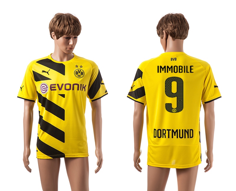 2014-15 Dortmund 9 Immobile Home Thailand Jerseys