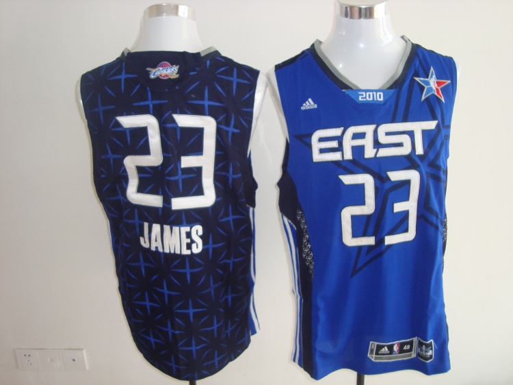 Cavaliers 23 James Blue 2010 All Star Jerseys - Click Image to Close