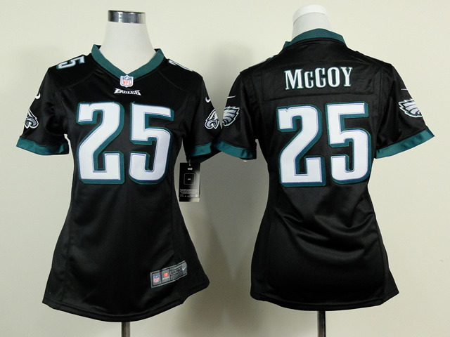 Nike Eagles 25 McCoy Black Women Game Jerseys Nike Eagles 25 McCoy Black Women Game Jerseys