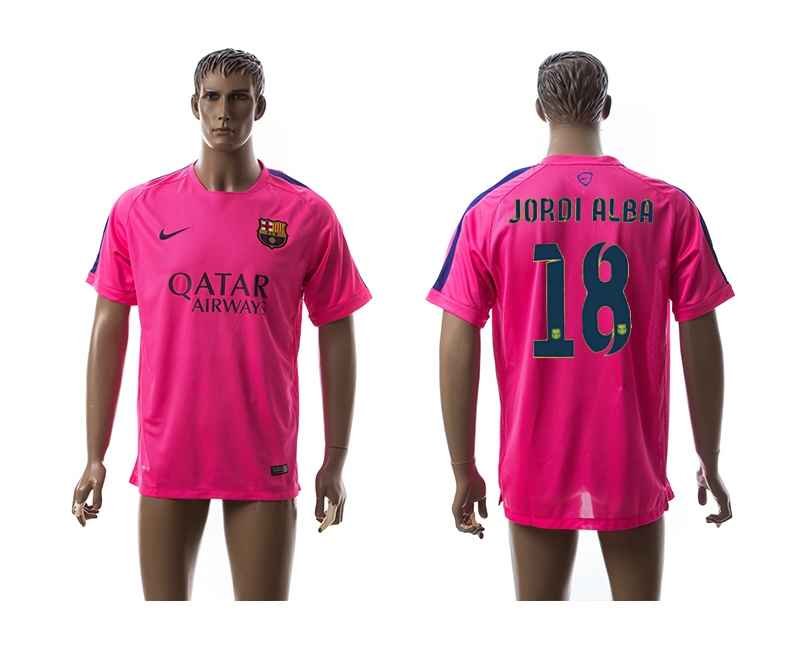 2014-15 Barcelona 18 Jordi Alba Training Thailand Jerseys