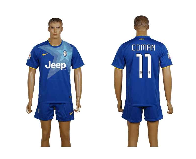 2014-15 Juventus 11 Coman Away Jerseys