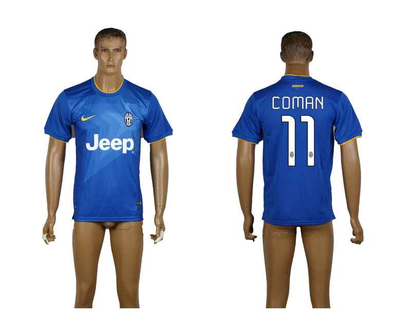 2014-15 Juventus 11 Coman Away Thailand Jerseys