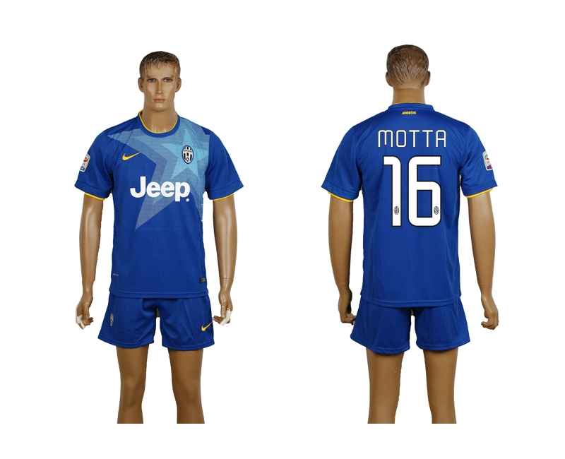 2014-15 Juventus 16 Motta Away Jerseys