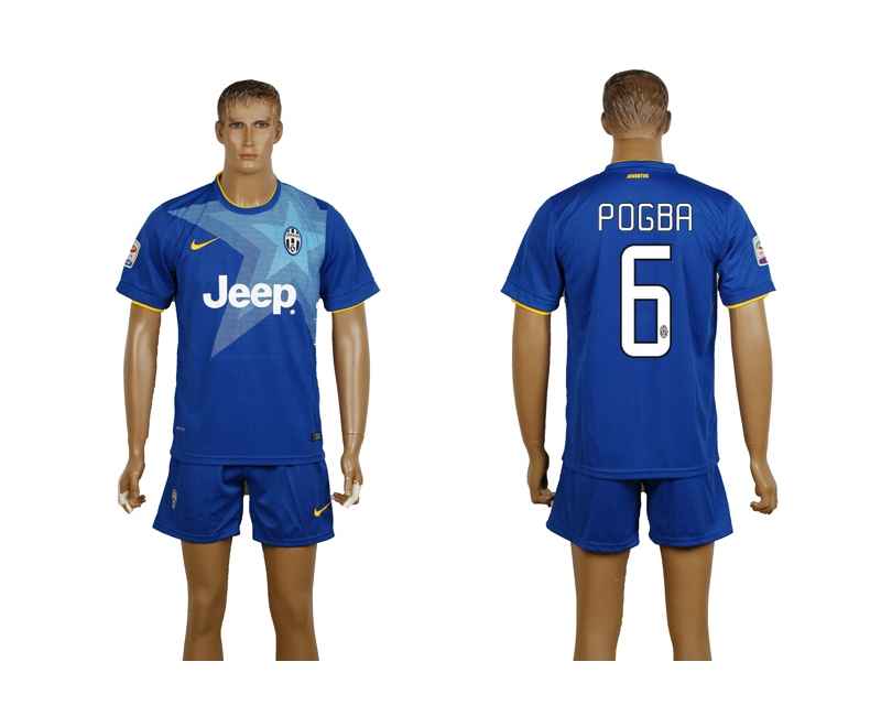 2014-15 Juventus 6 Pogba Away Jerseys