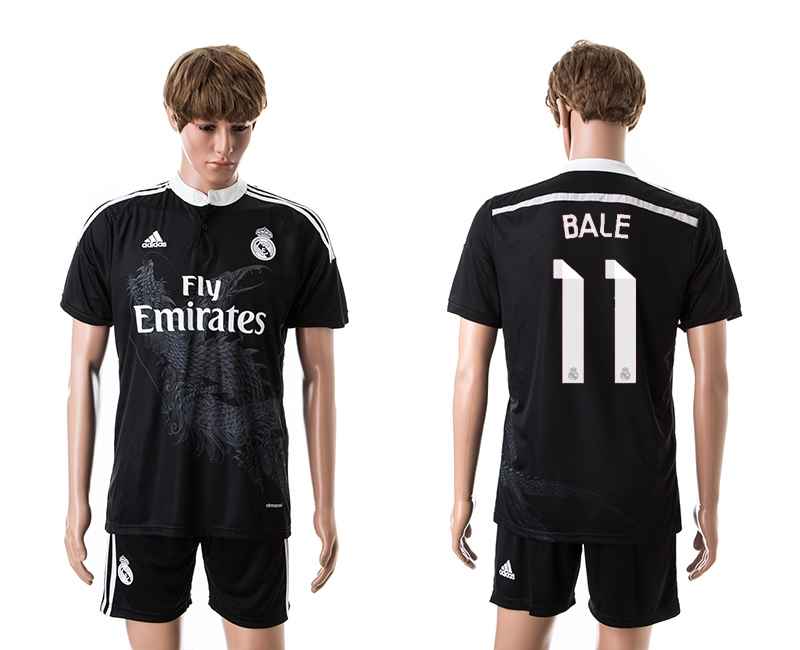 2014-15 Real Madrid 11 Bale Third Away Jerseys
