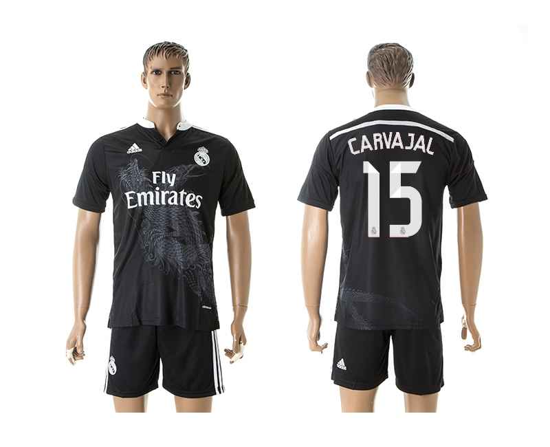 2014-15 Real Madrid 15 Carvajal Third Away Jerseys