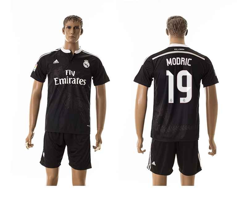 2014-15 Real Madrid 19 Modric Third Away Jerseys