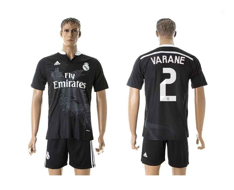 2014-15 Real Madrid 2 Varane Third Away Jerseys