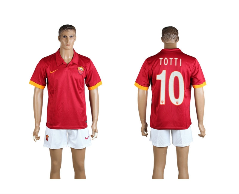 2014-15 Roma 10 Totti Home Soccer Jersey