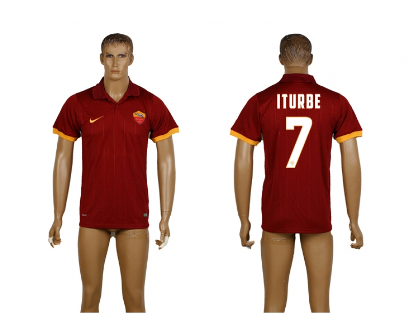 2014-15 Roma 7 Iturbe Home Thailand Jerseys