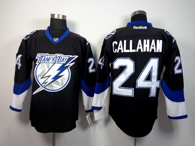 Lightning 24 Callahan Black Jerseys