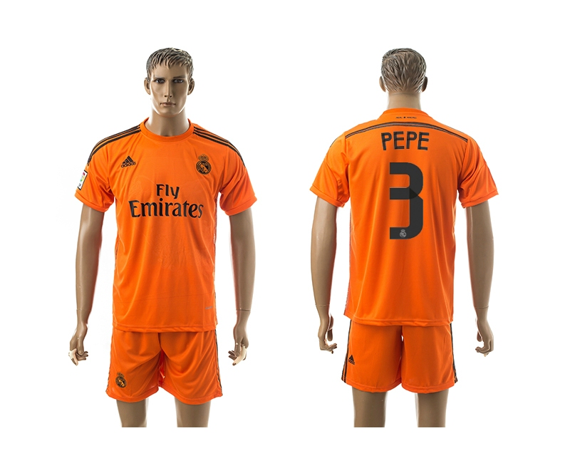 2014-15 Real Madrid 3 Pepe Third Away Jerseys
