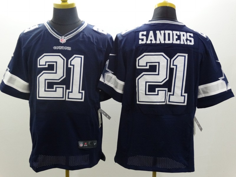 Nike Cowboys 21 Sanders Blue Elite Jerseys Nike Cowboys 21 Sanders Blue Elite Jerseys