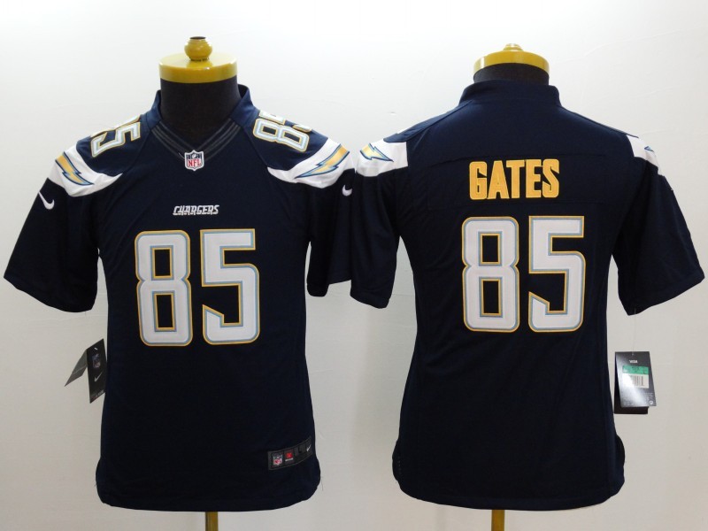 Nike Chargers 85 Gate Dark Blue Youth Limited Jerseys