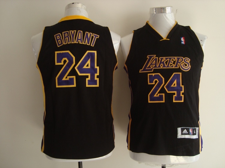 Lakers 24 Bryant Black Youth Jersey Lakers 24 Bryant Black Youth Jersey