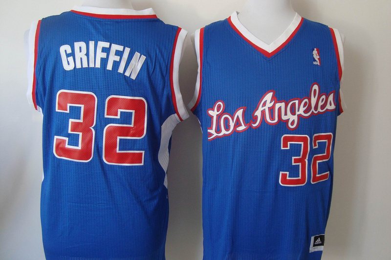 Clippers 32 Griffin Blue Revolution 30 Jerseys