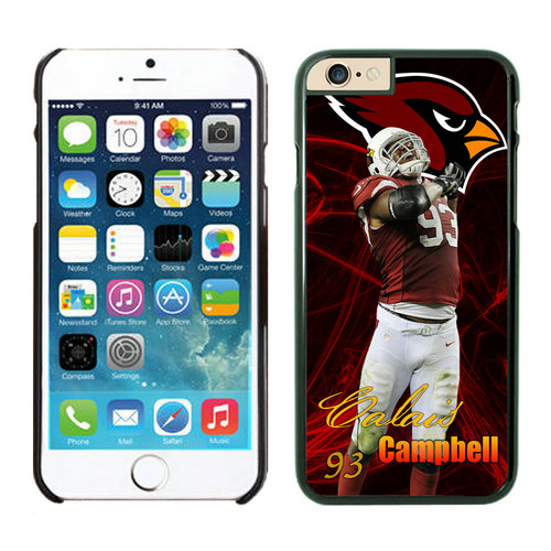 Arizona Cardinals Calais Campbell iPhone 6 Cases Black