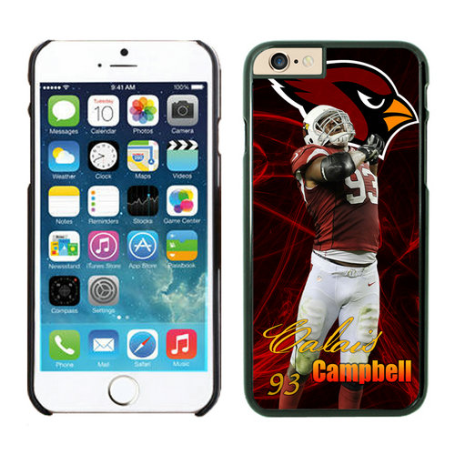 Arizona Cardinals Calais Campbell iPhone 6 Cases Black