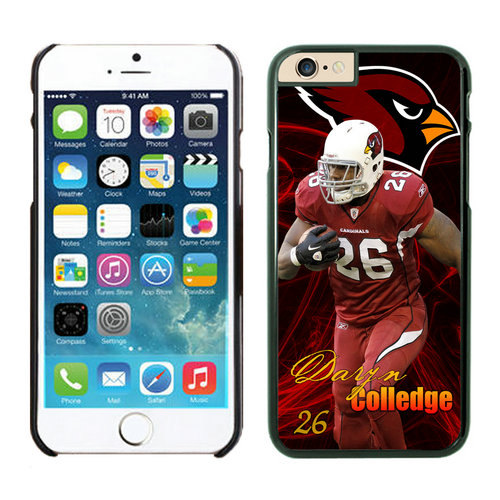 Arizona Cardinals Chris Wells iPhone 6 Cases Black