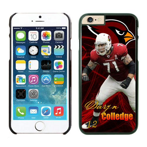 Arizona Cardinals Daryn Colledge iPhone 6 Cases Black