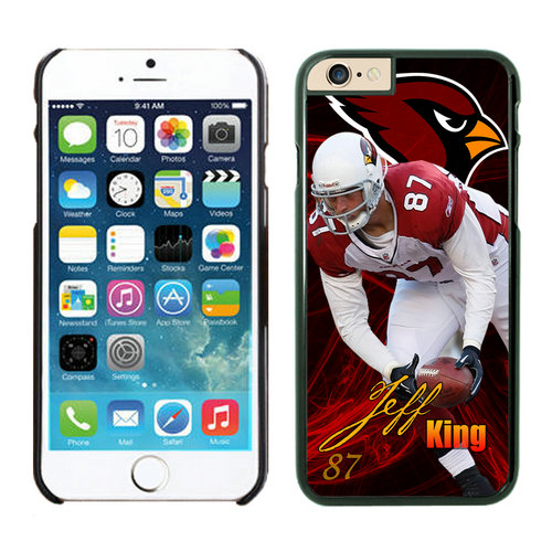 Arizona Cardinals Jeff King iPhone 6 Cases Black