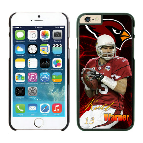 Arizona Cardinals Kurt Warner iPhone 6 Cases Black