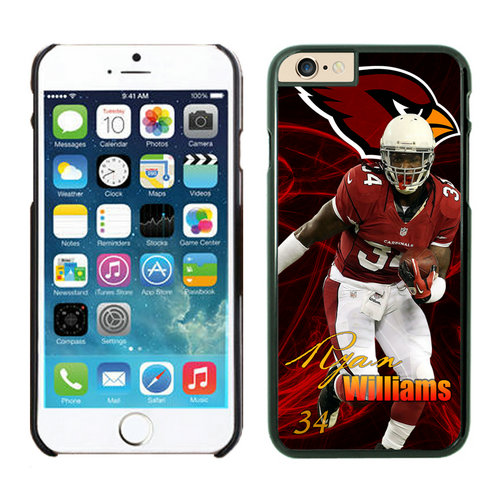 Arizona Cardinals Ryan Williams iPhone 6 Cases Black