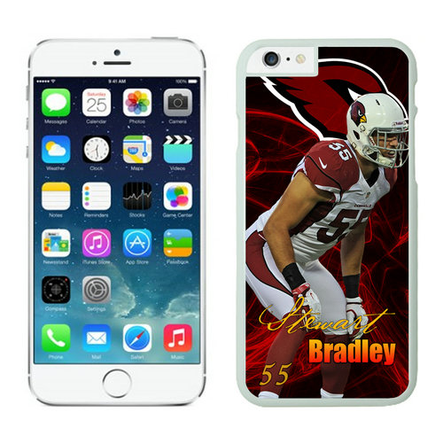 Arizona Cardinals Stewart Bradley iPhone 6 Cases White