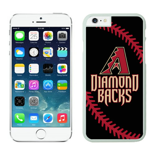 Arizona Diamondbacks iPhone 6 Plus Cases White