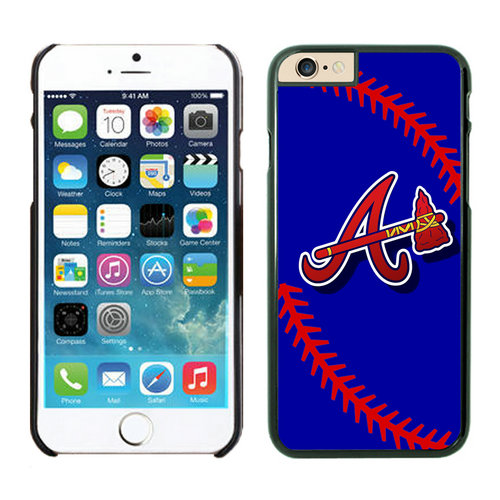 Atlanta Braves iPhone 6 Plus Cases Black