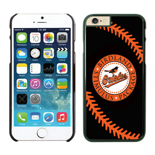 Baltimore Orioles iPhone 6 Plus Cases Black