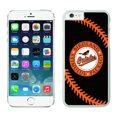 Baltimore Orioles iPhone 6 Plus Cases White