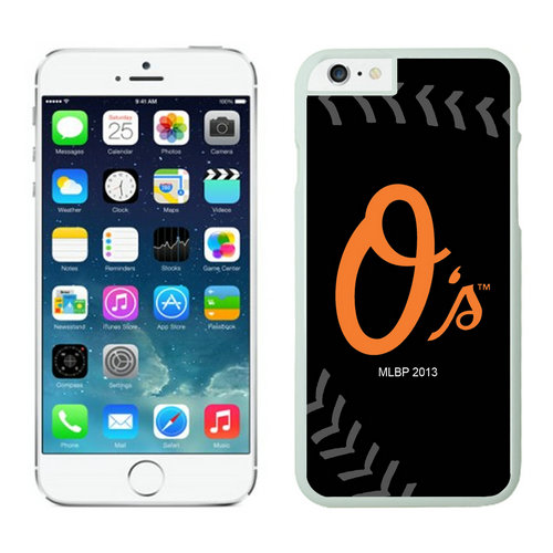 Baltimore Orioles iPhone 6 Plus Cases White03 - Click Image to Close