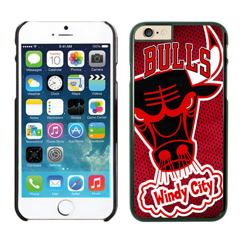 Chicago Bulls iPhone 6 Plus Cases Black02 - Click Image to Close