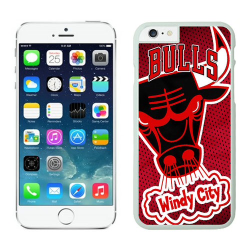 Chicago Bulls iPhone 6 Plus Cases White03