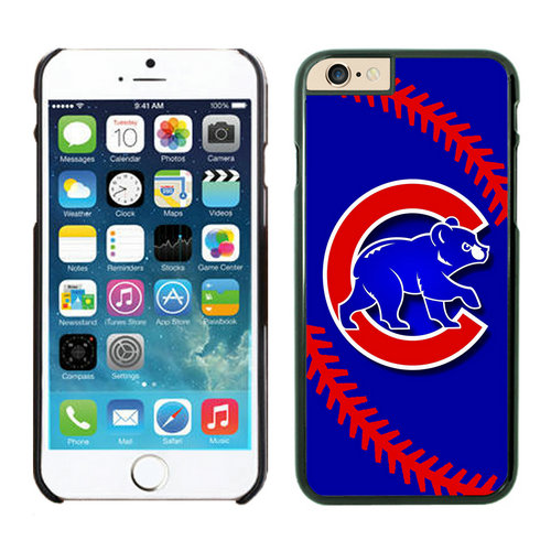 Chicago Cubs iPhone 6 Plus Cases Black