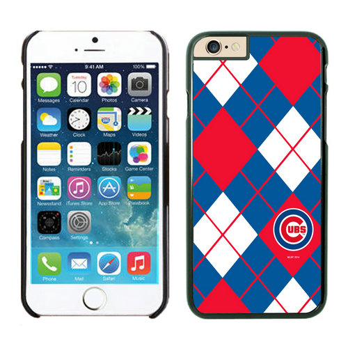 Chicago Cubs iPhone 6 Plus Cases Black04 - Click Image to Close