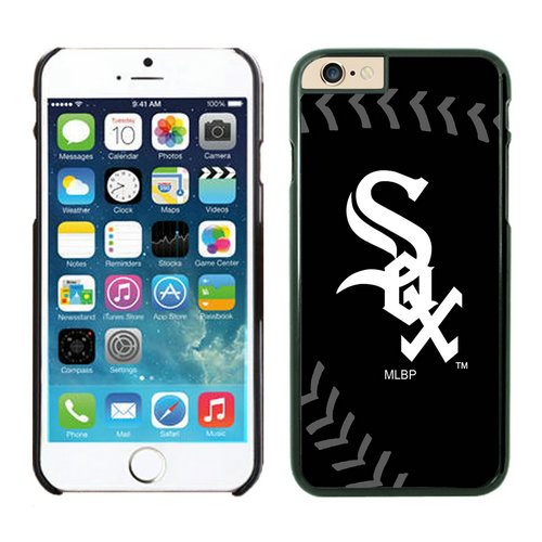 Chicago White Sox iPhone 6 Plus Cases Black - Click Image to Close