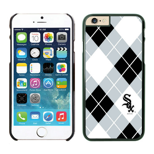 Chicago White Sox iPhone 6 Plus Cases Black02 - Click Image to Close
