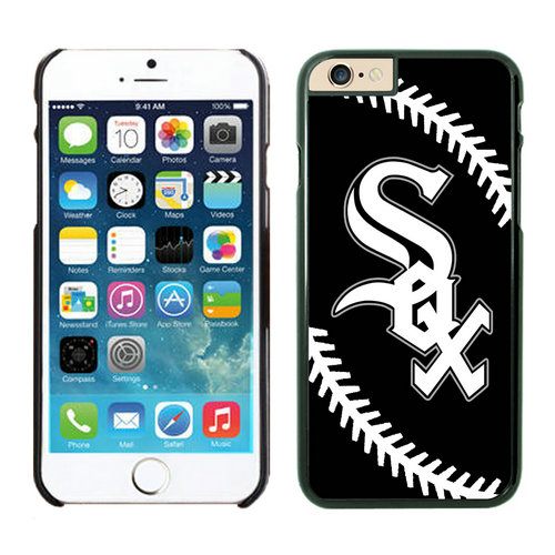 Chicago White Sox iPhone 6 Cases Black03 - Click Image to Close