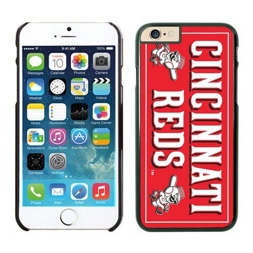 Cincinnati Reds iPhone 6 Cases Black