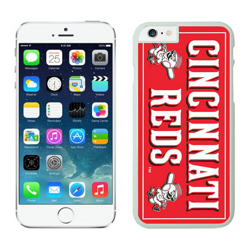 Cincinnati Reds iPhone 6 Plus Cases White