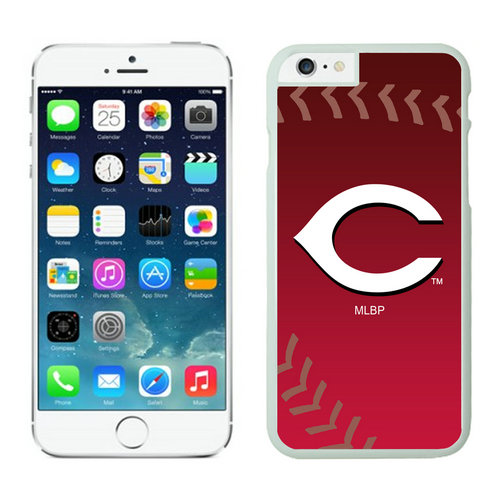 Cincinnati Reds iPhone 6 Plus Cases White04