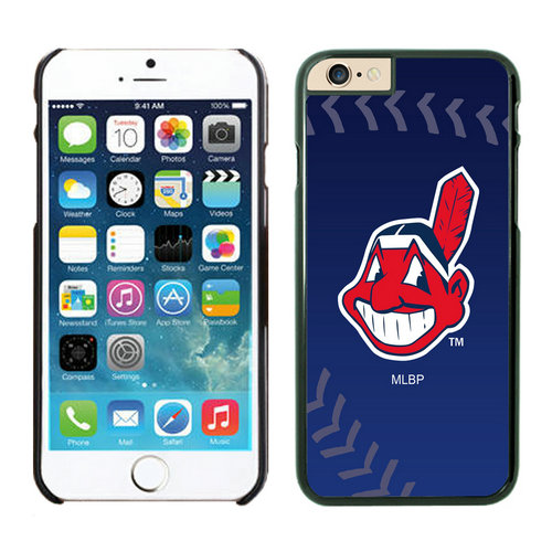 Cleveland Indians iPhone 6 Plus Cases Black03 - Click Image to Close