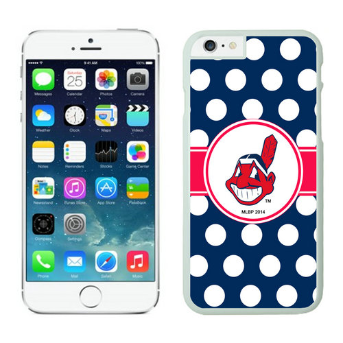 Cleveland Indians iPhone 6 Plus Cases White02 - Click Image to Close