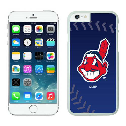 Cleveland Indians iPhone 6 Plus Cases White03 - Click Image to Close