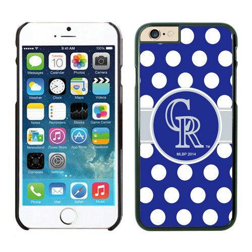 Colorado Rockies iPhone 6 Plus Cases Black03