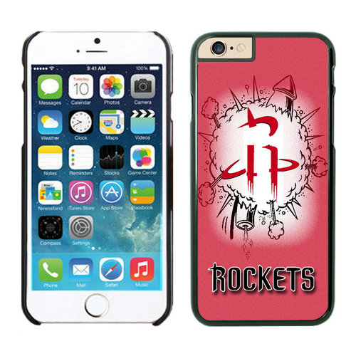 Houston Rockets iPhone 6 Plus Cases Black